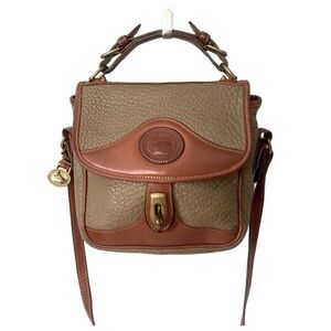 Vintage DOONEY & BOURKE 1996 Satchel Square Carrier Crossbody Made in USA